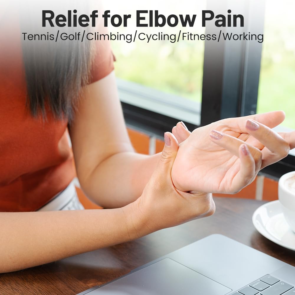 Flex Tennis Elbow Therapy Bar, Flexbar Treatment, Grip Strength Trainer, Therabars Flex Bars Physical Tendonitis, Wrist, Pain Relief, Forearm Strengthener Hand Exercise, Resistance Twist 25lb 15lb 10lb