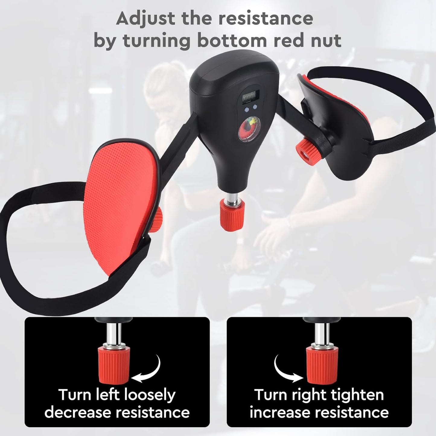 Thigh Master Kegel Leg Exerciser Adjustable 77LB ,Enhanced Resistance Hip and Pelvis Trainer,Adductor Exerciser for Home Workout