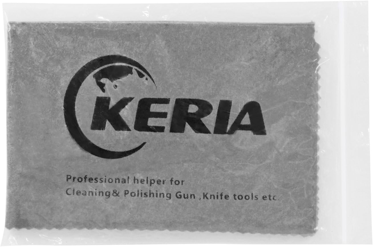 Keria Gun Wipe Gun Cleaning Supplies Gun Rags 2 Pack Gun Care Silicone Cleaning Cloth Size 12"x12",Firearm Accessories Cleaning Products (Gun Cloths)